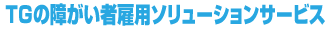 TGの障がい者雇用ソリューションサービス